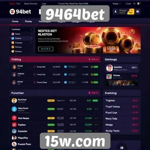 Análise da interface do usuário do site 9464bet