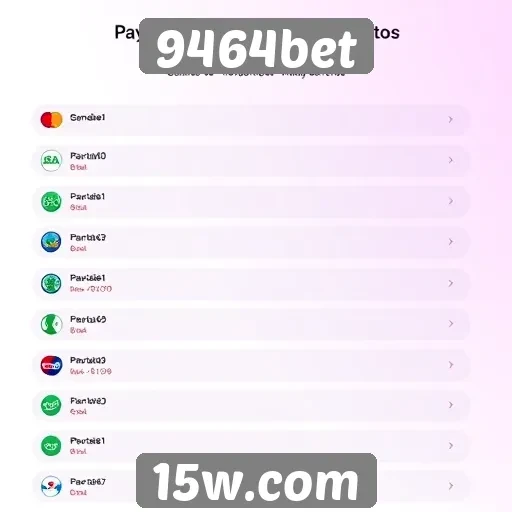 Métodos de pagamento aceitos no 9464bet